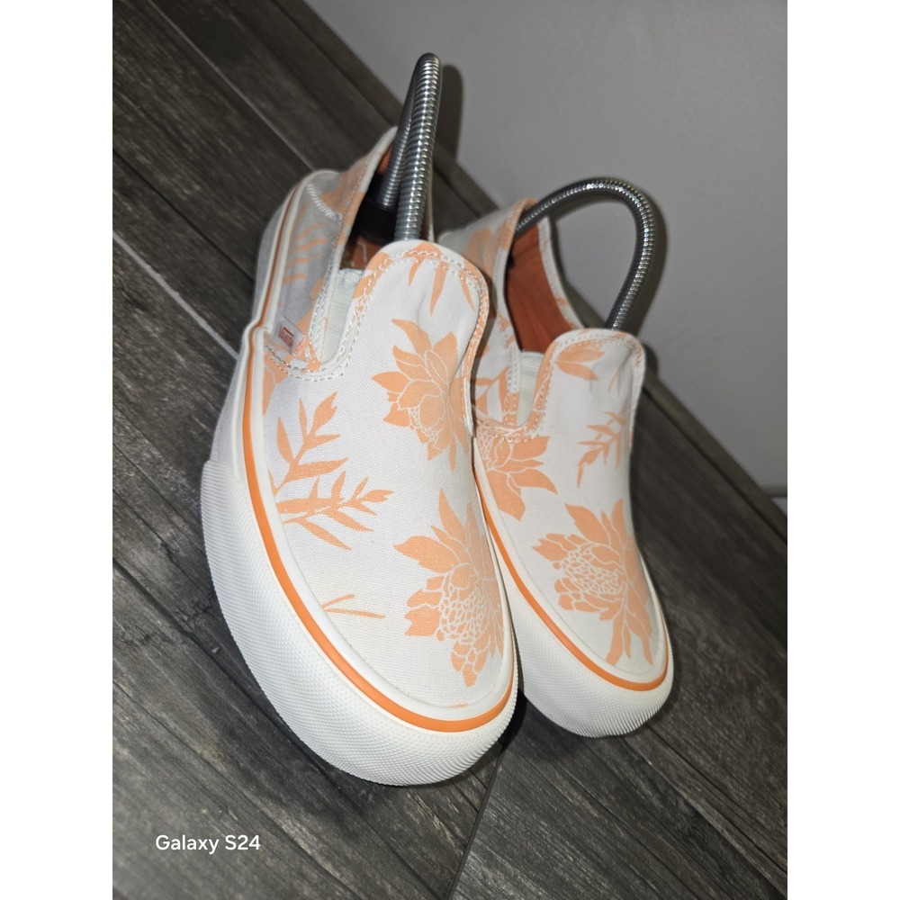 Vans Slip-On SF Shoe (Island Floral) Autumn Sunset/Marshmallow Women's Size 9